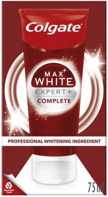 Colgate Max White Expert + Complete Whitening Toothpaste 75ml