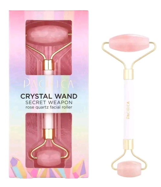 PACIFICA CRYSTAL WANDSecret Weapon Rose Quartz Facial Roller