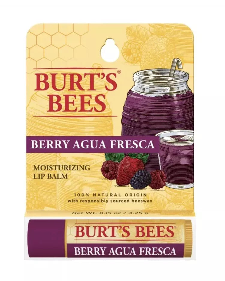 Burt's Bees 100% Natural Origin Lip Balm Agua Fresca 4.25g